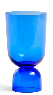 Bottoms Up Vase S Electric Blue Hay